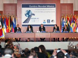 Imagen de la inauguración de la XXVIII Cumbre Internacional para el Control de Drogas. EFE  /