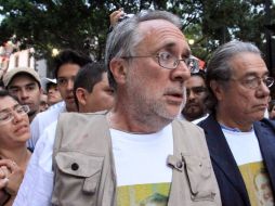 Javier Sicilia dijo que 'sólo se nos ha informado que han sido identificados dos de los asesinos' de su hijo. REUTERS  /