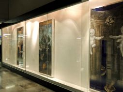 Una docena de obras de Alfonso Martí se exhibe en la galería de la Estación Juárez.  /