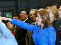 Marisela Morales, presta juramento como titular de la PGR. EFE  /