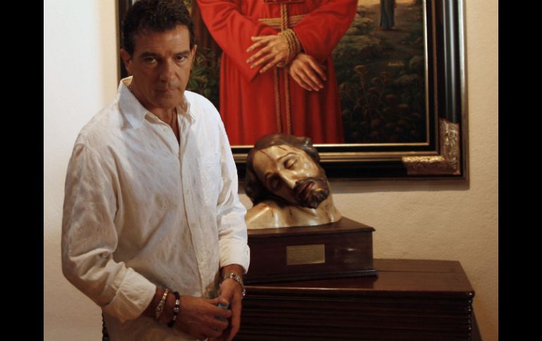 Antonio Banderas estará presente en la celebración de Semana Santa en Málaga, España. EFE  /