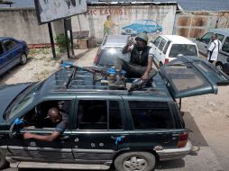 Patrulla de Naciones Unidas en Abidján. EFE  /