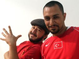 Alejandro y Cristian, integrantes del grupo Esperantho.A.HINOJOSA  /