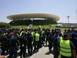 Un gran cuerpo de seguridad respalda el Clásico Nacional. E. BARRERA  /