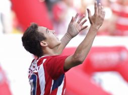 Erick 'Cubo' Torres celebra tras marcar el primer gol ante el América. EFE  /