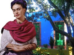 La Casa azul de Coyoacán fue uno de los recintos que visitó el cuarteto en su arribo a esta capital. ESPECIAL  /