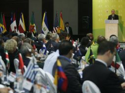 Reunión de los delegados oficiales de los países que competirán en los Juegos Panamericanos. M. FREYRIA  /