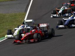 La escudería de Ferrari, presente durante una carrera de Fórmula 1. MEXSPORT  /