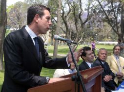 Miguel Castro revela que el propósito de la reunión era exponer el proyecto del Acueducto Chapala-Guadalajara. A.- HINOJOSA  /