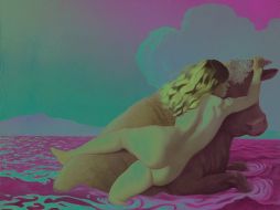 La obra El Rapto de Europa (1908), de Félix Vallotton, forma parte de la exposición. EFE  /