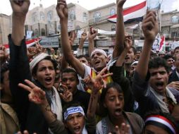 Decenas de miles de personas salieron a protestar en la capital. AFP  /