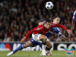 Al 'Chicharito' no le importa si juega uno o 90 minutos, simplemente lo aporvecha para desmostrar su potencial. REUTERS  /