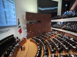 Este día, el Senado de la Repúblico estrenó uan nueva sede que por su costo y tiempos de entrega ha resultado polémica. EFE  /