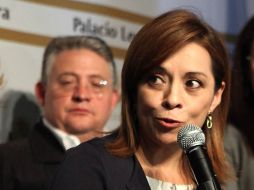 Josefina Vázquez Mota habló hoy sobre la postura de la bancada panista sobre la reforma laboral. EL UNIVERSAL  /