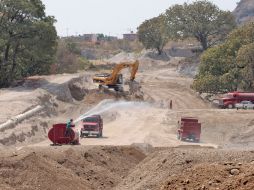La construcción de la Avenida Las Torres en la zona de El Bajío, en Zapopan, arrancó este miércoles. S. NÚÑEZ  /