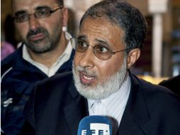 Mohamed Meruan tras su liberación, en la sede del Consejo Nacional de Derechos Humanos. EFE  /