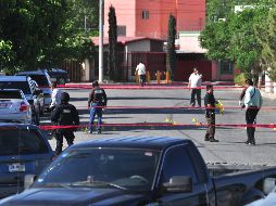 Peritos en criminología de Ciudad Juárez, Chihuahua recaban información sobre el caso. EFE  /