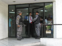 El banco no suspendió labores. O. RUVALCABA  /