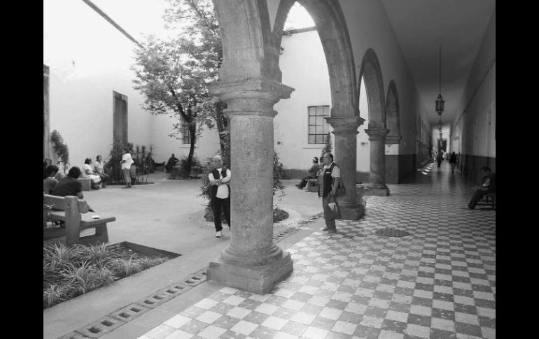Interior Antiguo Hospital Civil de Guadalajara, anterior sede del Hospital de San Miguel de Belén. ARCHIVO  /