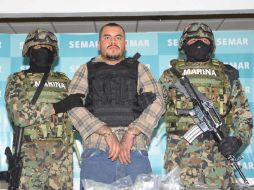 Martín Omar Estrada Luna fue capturado el sábado en la colonia Vamos Tamaulipas, en el fraccionamiento Peregrinos. NTX  /