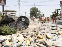 El proyecto de repavimentación representará una inversión de mil 100 millones de pesos para la renovación de 33 avenidas. E. PACHECO  /