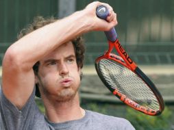 Andy Murray, en el entrenamiento de esta mañana. REUTERS  /