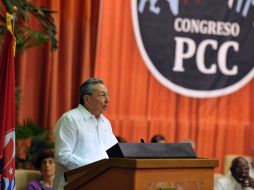 El presidente de Cuba, Raúl Castro, fue electo este martes máximo jefe del Partido Comunista. AFP  /