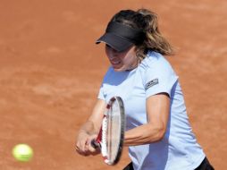 La tenista francesa, Aravane Rezai, durante un partido. AFP  /