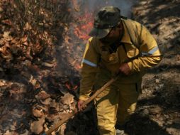 En un inicio los brigadistas denunciaron nulo apoyo luego de combatir el fuego por más de 24 horas sin víveres ni agua. A. HINOJOSA  /