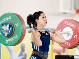 La pesista Alejandra Orendain es una de las jaliscienses favoritas para conquistar medallas de oro. MEXSPORT  /