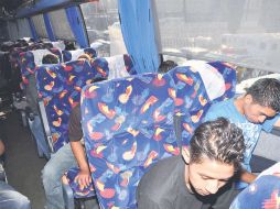 Los 28 indocumentados serán trasladados a una estación migratoria para su próxima deportación. EL UNIVERSAL  /