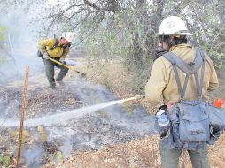 Bomberos de otros estados se unieron a la labor y tratan de extinguir los siniestros al oeste de Fort Worth, Texas. AP  /