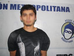 El joven fue puesto a disposición de la Procuraduría Estatal. ESPECIAL  /
