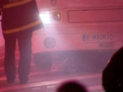 La Copa del Rey sufrió graves daños durante los festejos del Real Madrid. AP  /