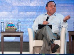 Jesús Zambrano reclamó que el PRI no enmiende las omisiones en su propuesta de reforma laboral en perjuicio de los pobres. EL UNIVERSAL  /