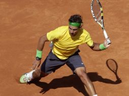 Rafael Nadal durante el encuentro ante el colombiano, Santiago Giraldo. REUTERS  /