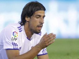 Samy Khedira afirma que se pierde el resto de la temporada con el Real Madrid. EFE  /