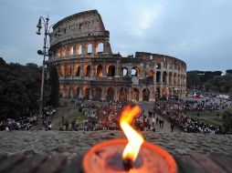 El Vía Crucis del Coliseo fue instaurado en 1741 por orden del papa Benedicto XIV. EFE  /