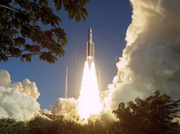 Fue el segundo vuelo de un Ariane-5 este año. ESPECIAL  /