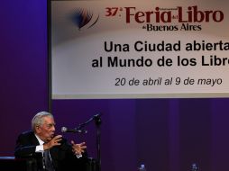 El autor causó polémica en su participación en la Feria del Libro de Buenos Aires. AP  /