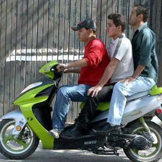 Sin casco, 32% de motociclistas