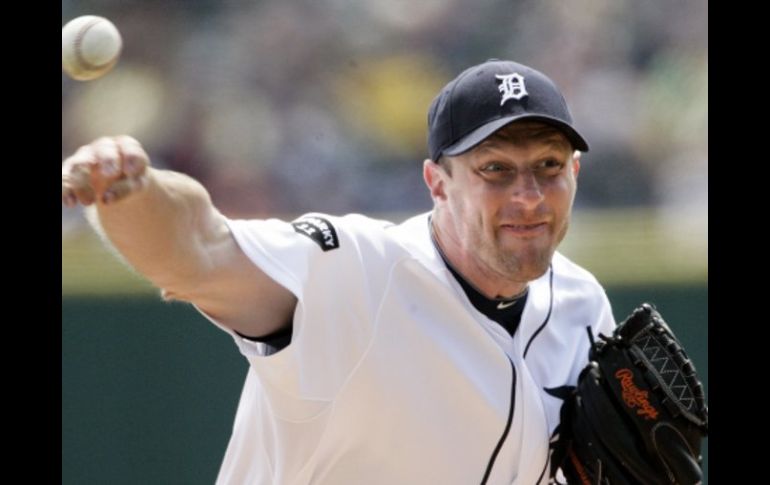 Max Scherzer Tigres llevó a los Tigres de Detroit a un triunfo por blanqueada. AP  /