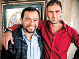 La película “Acorazado”, protagonizada por Silverio Palacios (izq.), bajo la dirección de Álvaro curiel (der). EL UNIVERSAL  /