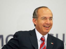 El Presidente Felipe Calderón comentó la estrategia de su gobierno contra la pobreza. ARCHIVO  /