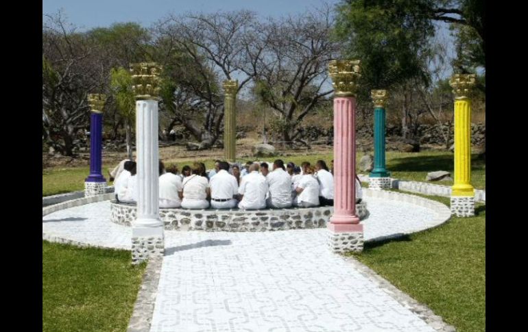 Vista del foco tonal de Saint Germain, en Poncitlán, al que acuden cientos de personas en busca de sanación. ARCHIVO  /