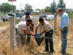 Los restos fueron hallados a un costado de la carretera a Chapala, a la altura del kilómetro 17.5. M. PATIÑO  /