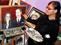 Dejará en Madrid el cuadro que pintó para los novios y su casa de campaña. EL UNIVERSAL  /