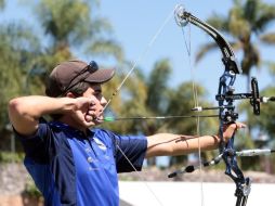Ángel Ramírez obtuvo oro  en 70 metros y plata en 90 metros dentro de la categoría juvenil mayor varonil compuesto. MEXSPORT  /