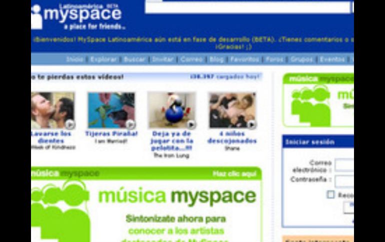 La red social dedicada a la musica y los videojuegos ha registrado un menor número de usuarios. ARCHIVO  /