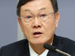 Fumio Ohtsubo, presidente de la firma anuncia recorte de personal en sus plantas de todo el mundo. AFP  /